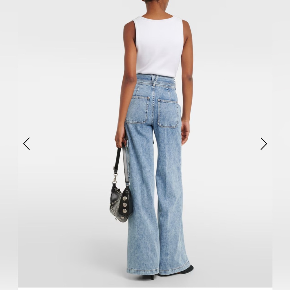 Veronica beard belisa high rise cargo jeans size 27